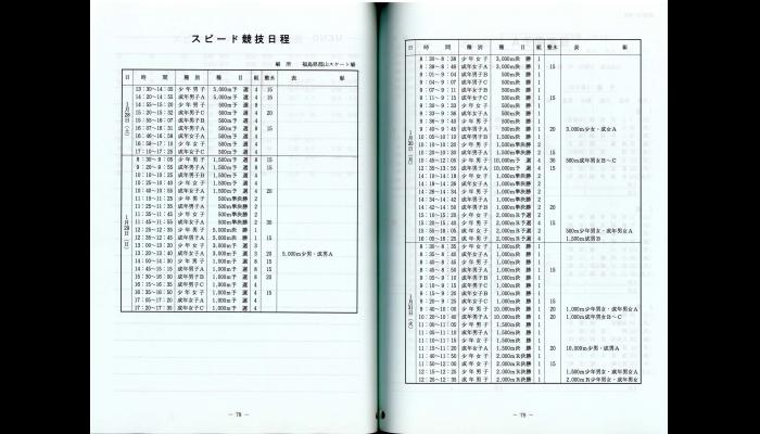 第50回国民体育大会冬季大会スケート競技会・アイスホッケー競技会プログラム5