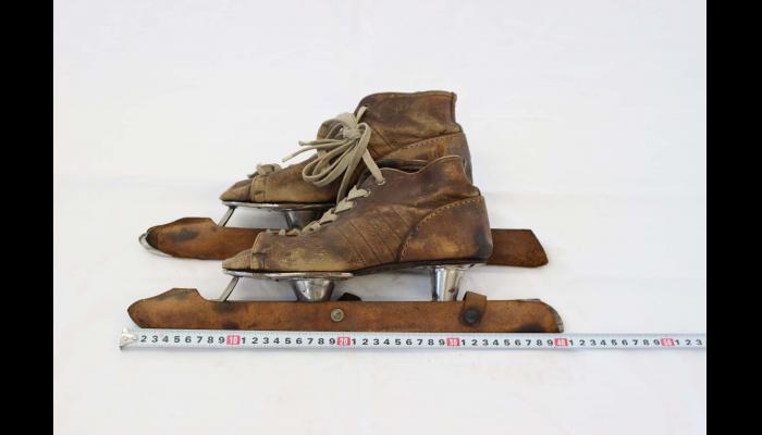 革カバースケート靴（スピードスケート用）1