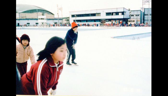 八戸市立柏崎小学校のスケート大会