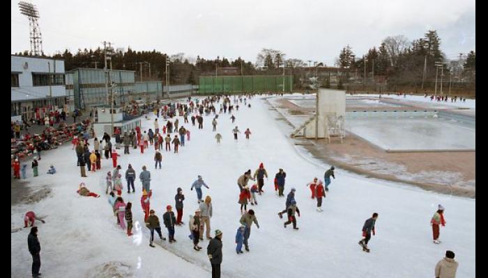 長根リンクのようす