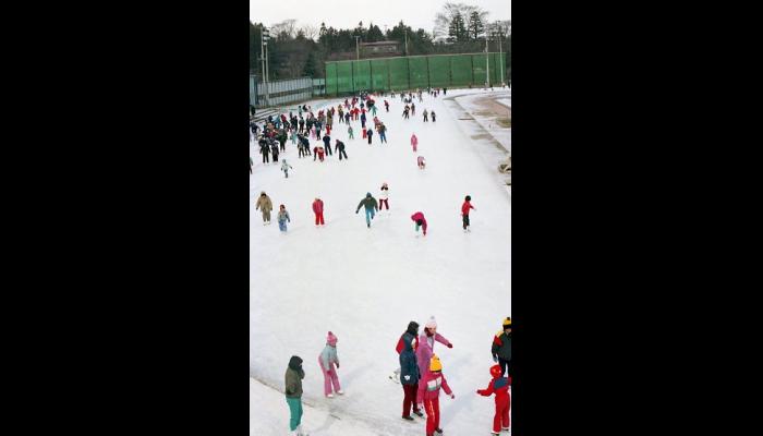 長根リンクのようす