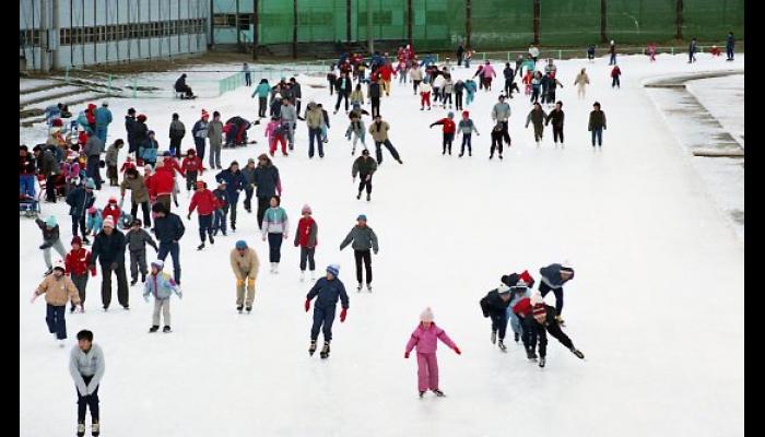 長根リンクのようす