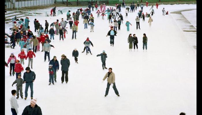 長根リンクのようす