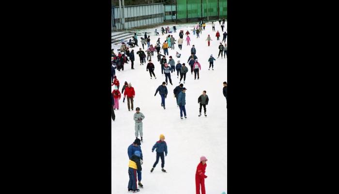 長根リンクのようす
