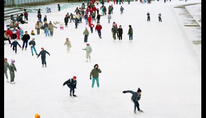 長根リンクのようす