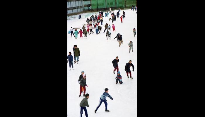 長根リンクのようす
