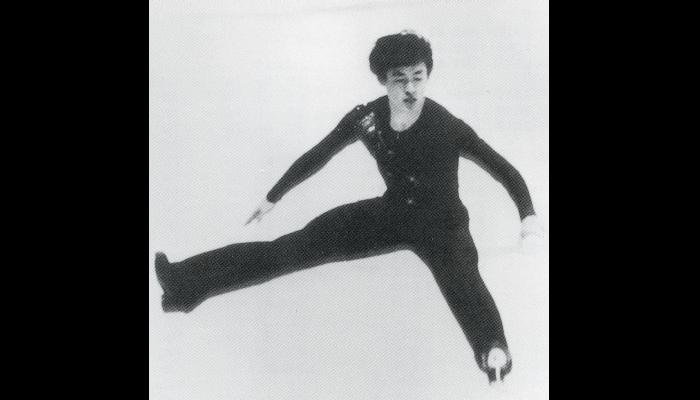 第54回日本学生氷上競技選手権大会・フィギュアスケート男子シングルで優勝した五十嵐文男選手