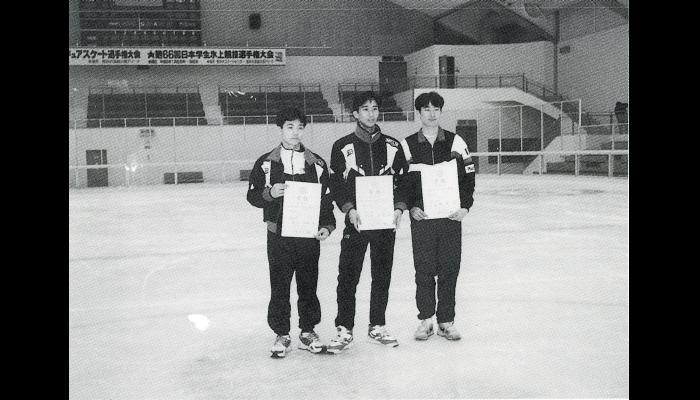 第66回日本学生氷上競技選手権大会・フィギュアスケート男子シングルで優勝した竹内義明選手