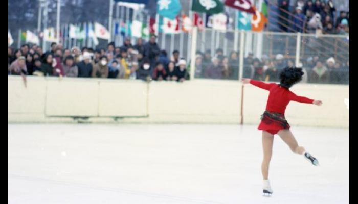 第32回国民体育大会冬季大会スケート競技会　女子フリーの演技