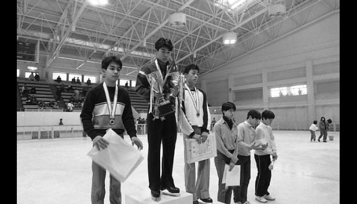 第36回全国高等学校スケート競技選手権大会　フィギュア男子表彰式