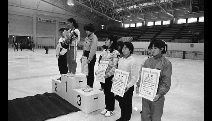 第36回全国高等学校スケート競技選手権大会　フィギュア女子表彰式