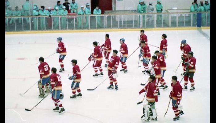 第48回国体体育大会冬季大会・アイスホッケー競技
成年の部　青森－熊本での熊本県勢