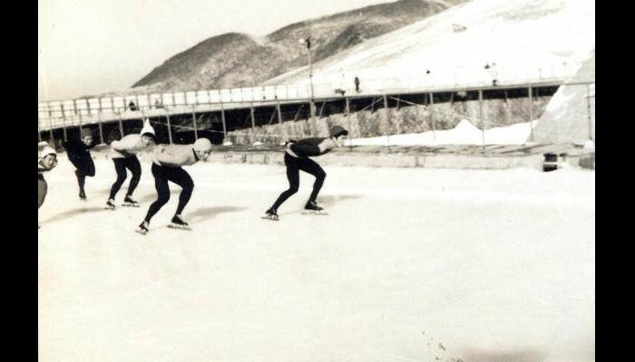第16回国民体育大会冬季大会スケート競技会予選会　練習風景
