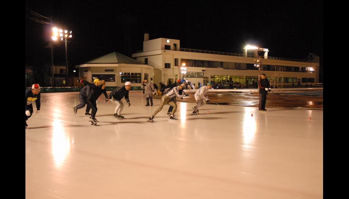 第60回八戸市総合体育大会冬季スケート競技会　スピードスケート競技　1