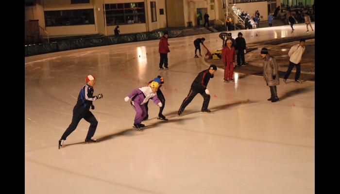 第60回八戸市総合体育大会冬季スケート競技会　スピードスケート競技　2