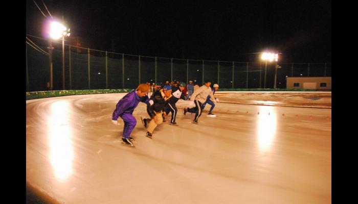 第60回八戸市総合体育大会冬季スケート競技会　スピードスケート競技　4