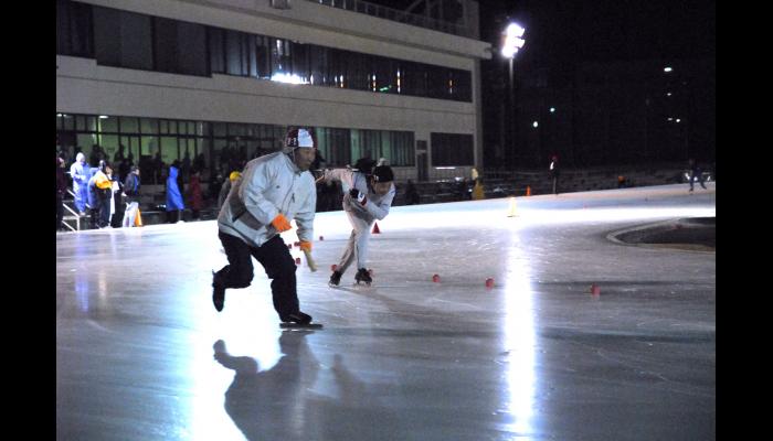 第60回八戸市総合体育大会冬季スケート競技会　1,600ｍリレー　7