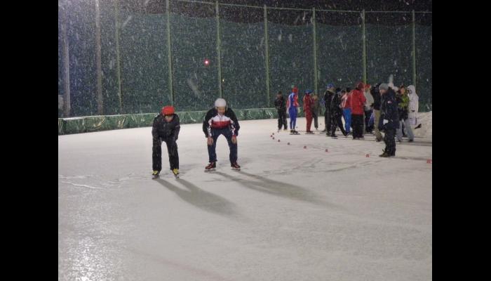 第61回八戸市総合体育大会冬季スケート競技会　スピードスケート競技　2