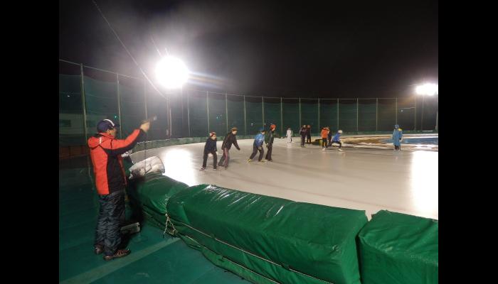 第68回八戸市総合体育大会冬季スケート競技会　スピードスケート競技　3