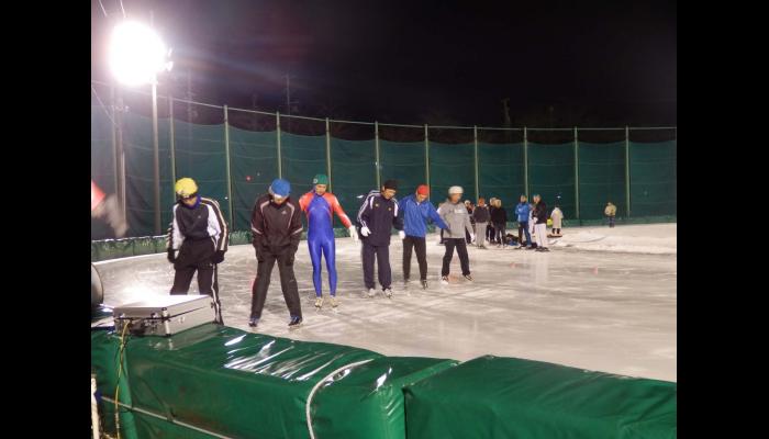 第69回八戸市総合体育大会冬季スケート競技会　スピードスケート競技　3