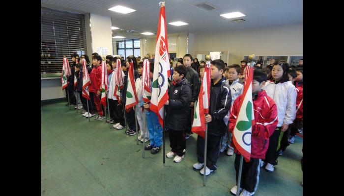 第32回青森県スポーツ少年団フェスティバルスケート競技会　閉会式　1