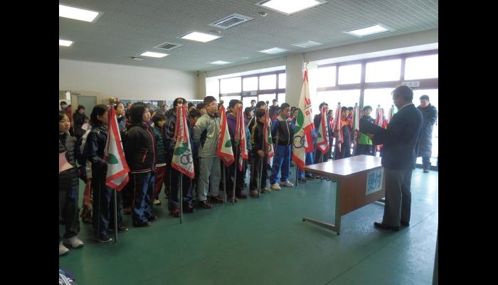 第34回青森県スポーツ少年団フェスティバルスケート競技会　開会式