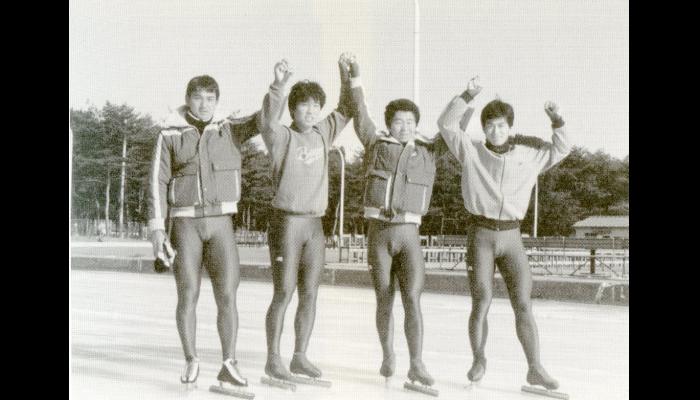 第55回日本学生氷上競技選手権大会に出場している戸田選手