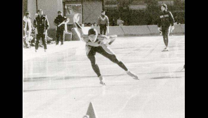 第31回浅間選抜スピードスケート競技会に出場している杉本選手