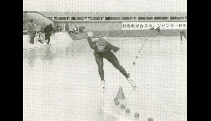 第74回日本学生氷上競技選手権大会に出場している東選手