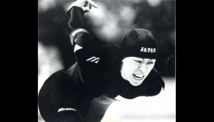 第15回オリンピック冬季競技大会　金濱選手気迫の滑り