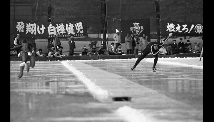 第36回全国高等学校スケート競技選手権大会スピードスケート競技のようす