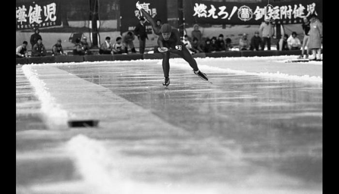 第36回全国高等学校スケート競技選手権大会スピードスケート競技のようす