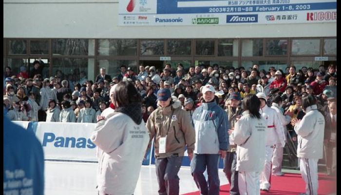 第5回アジア冬季競技大会　スピードスケート競技　表彰式