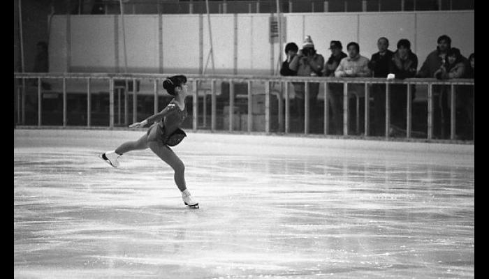 第36回全国高等学校スケート競技選手権大会フィギュア競技のようす