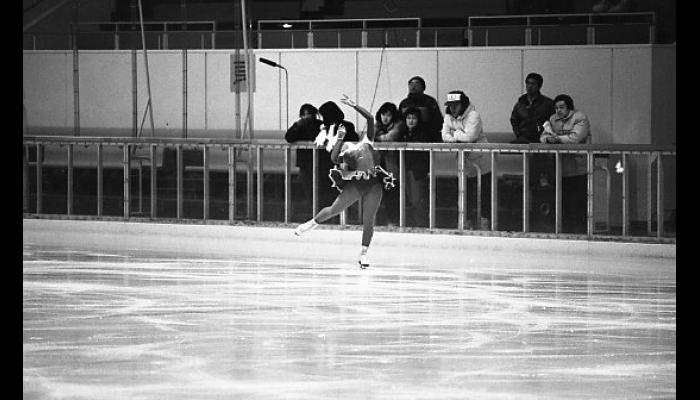 第36回全国高等学校スケート競技選手権大会フィギュア競技のようす