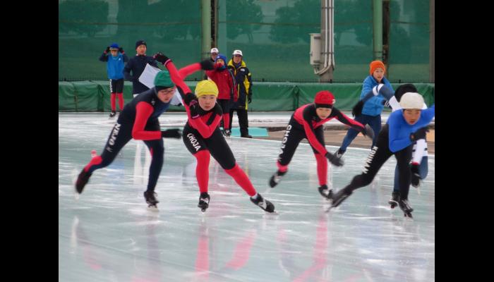第39回青森県スポーツ少年団フェスティバルスケート競技会　スピードスケート　3
